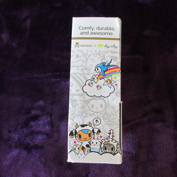 Tokidoki Itzy Ritzy Salaryman Blue Leather Baby Moccasins Size 6-12 Months - Picture 8 of 10